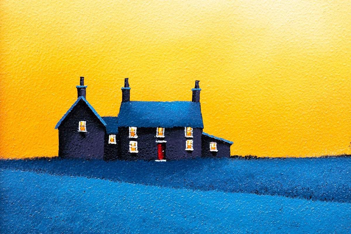 The Warmth of Our Love - Original - SOLD by artist David Renshaw - Wyecliffe Galleries