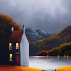 The Way Home - Orignal - SOLD by artist David Renshaw - Wyecliffe Galleries
