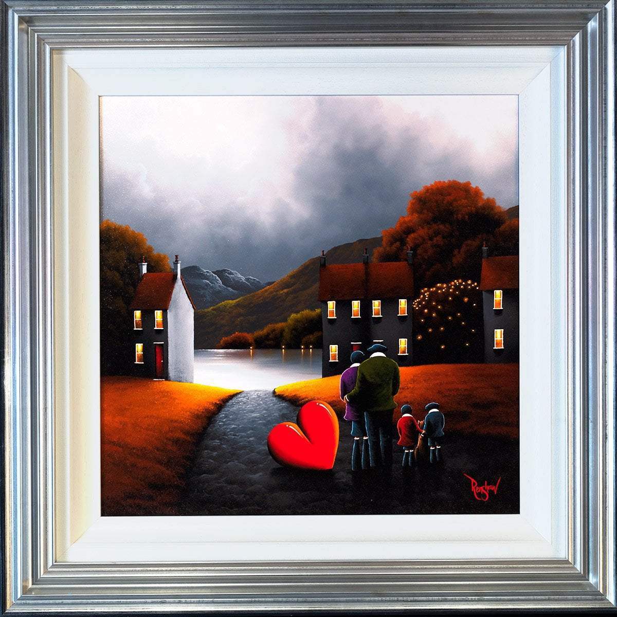 The Way Home - Orignal - SOLD by artist David Renshaw - Wyecliffe Galleries