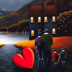 The Way Home - Orignal - SOLD by artist David Renshaw - Wyecliffe Galleries