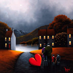 The Way Home - Orignal - SOLD by artist David Renshaw - Wyecliffe Galleries