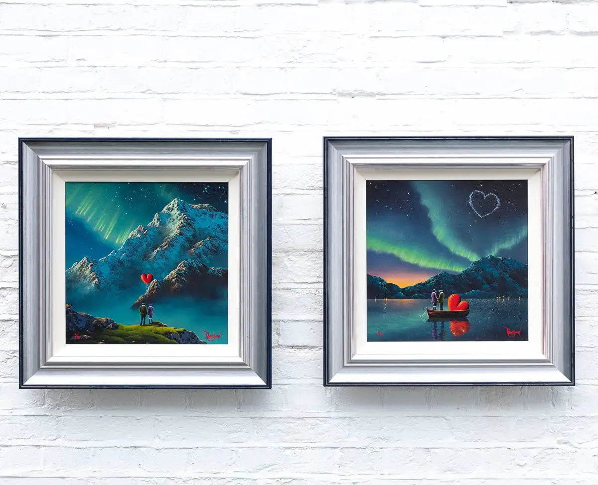 Then The Stars Aligned for Us & Wish Upon a Star - Matching Edition SET SOLD by artist David Renshaw - Wyecliffe Galleries