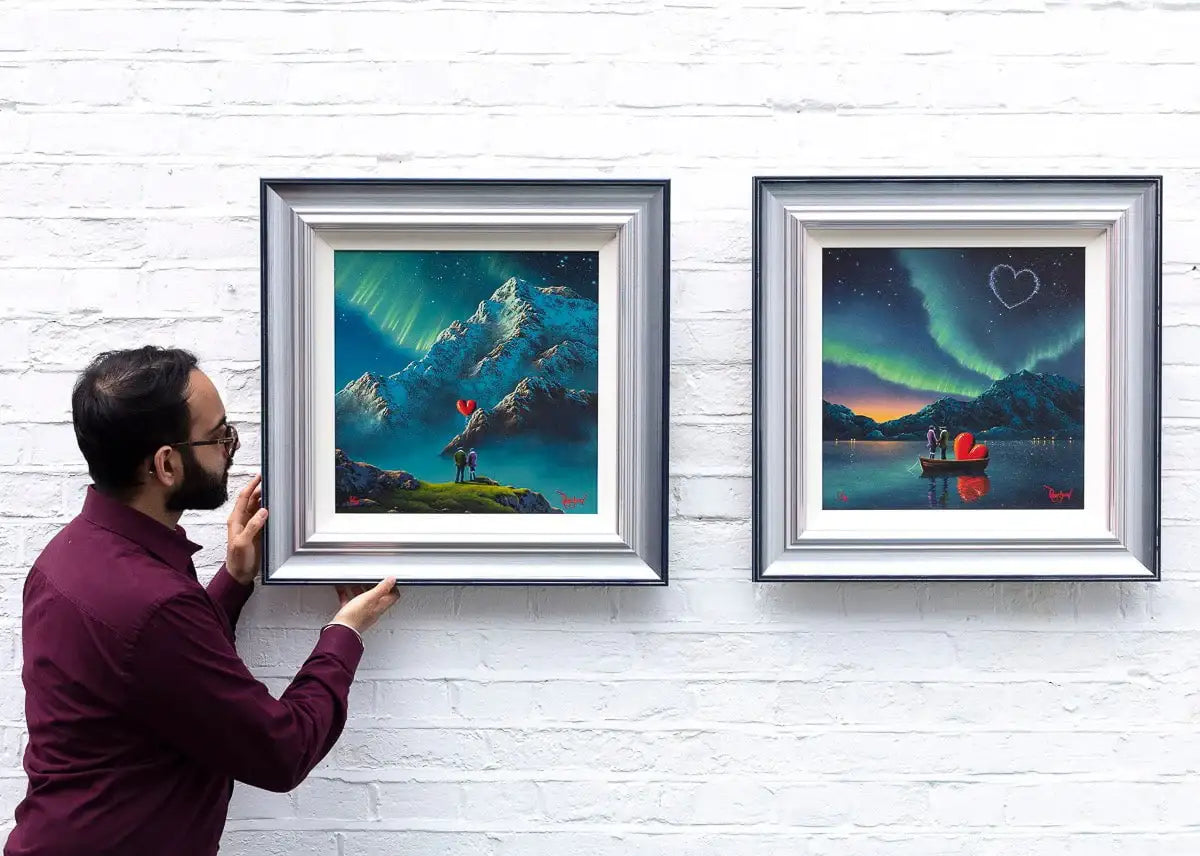 Then The Stars Aligned for Us & Wish Upon a Star - Matching Edition SET SOLD by artist David Renshaw - Wyecliffe Galleries