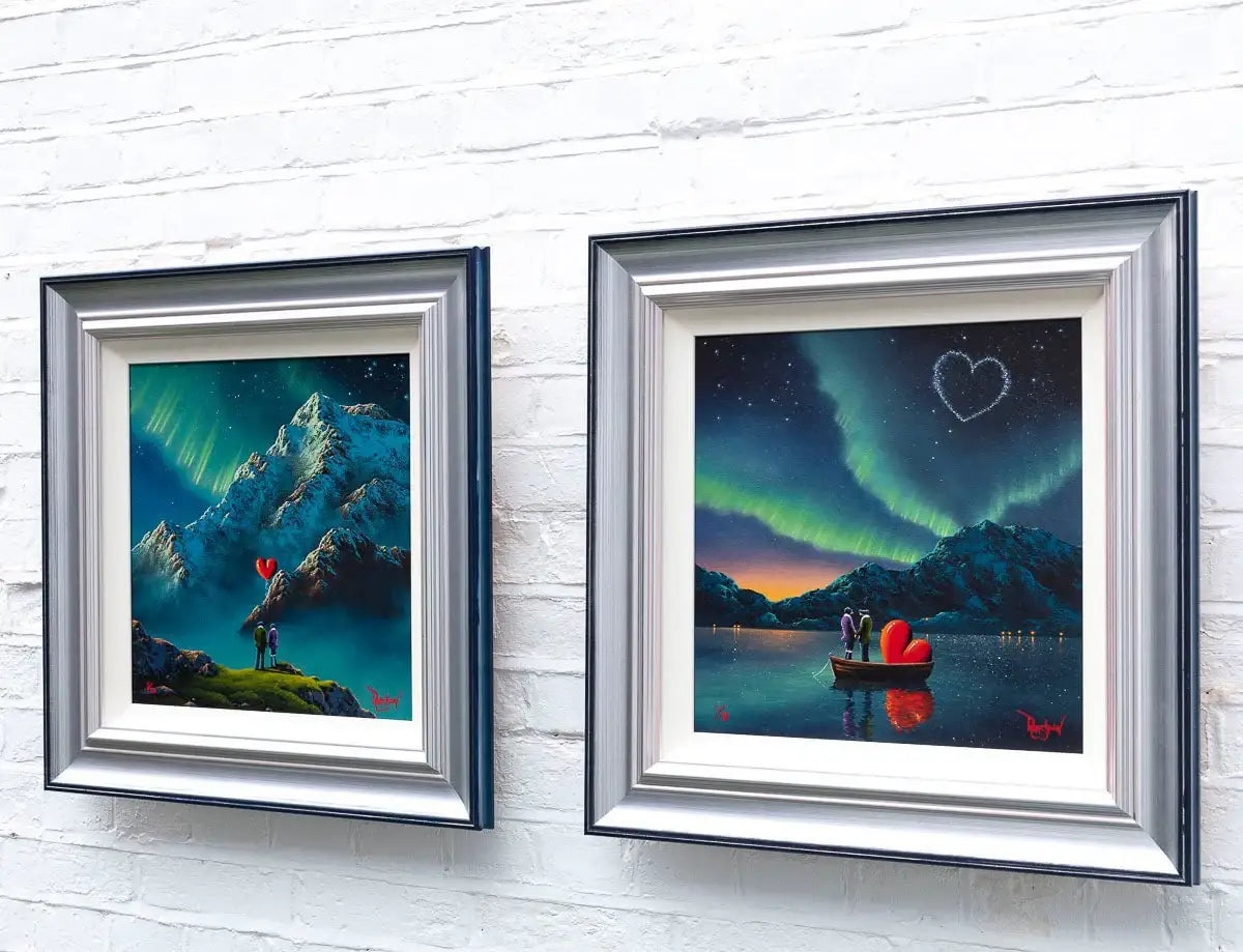 Then The Stars Aligned for Us & Wish Upon a Star - Matching Edition SET SOLD by artist David Renshaw - Wyecliffe Galleries