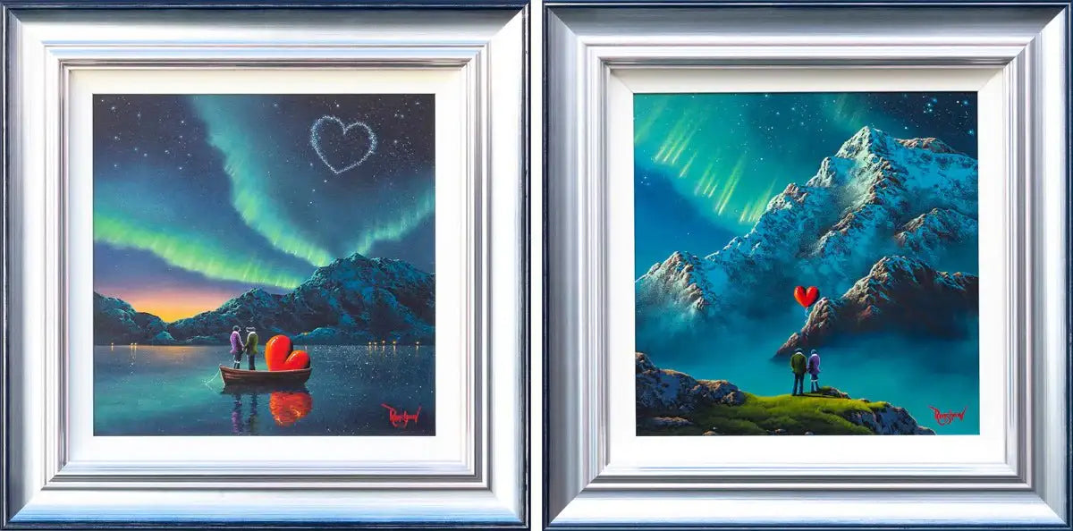 Then The Stars Aligned for Us & Wish Upon a Star - Matching Edition SET SOLD by artist David Renshaw - Wyecliffe Galleries