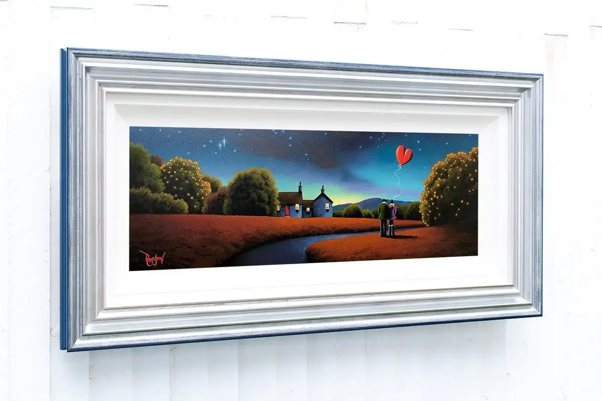 There is a Star in the Sky for Both You and I - Original - SOLD by artist David Renshaw - Wyecliffe Galleries