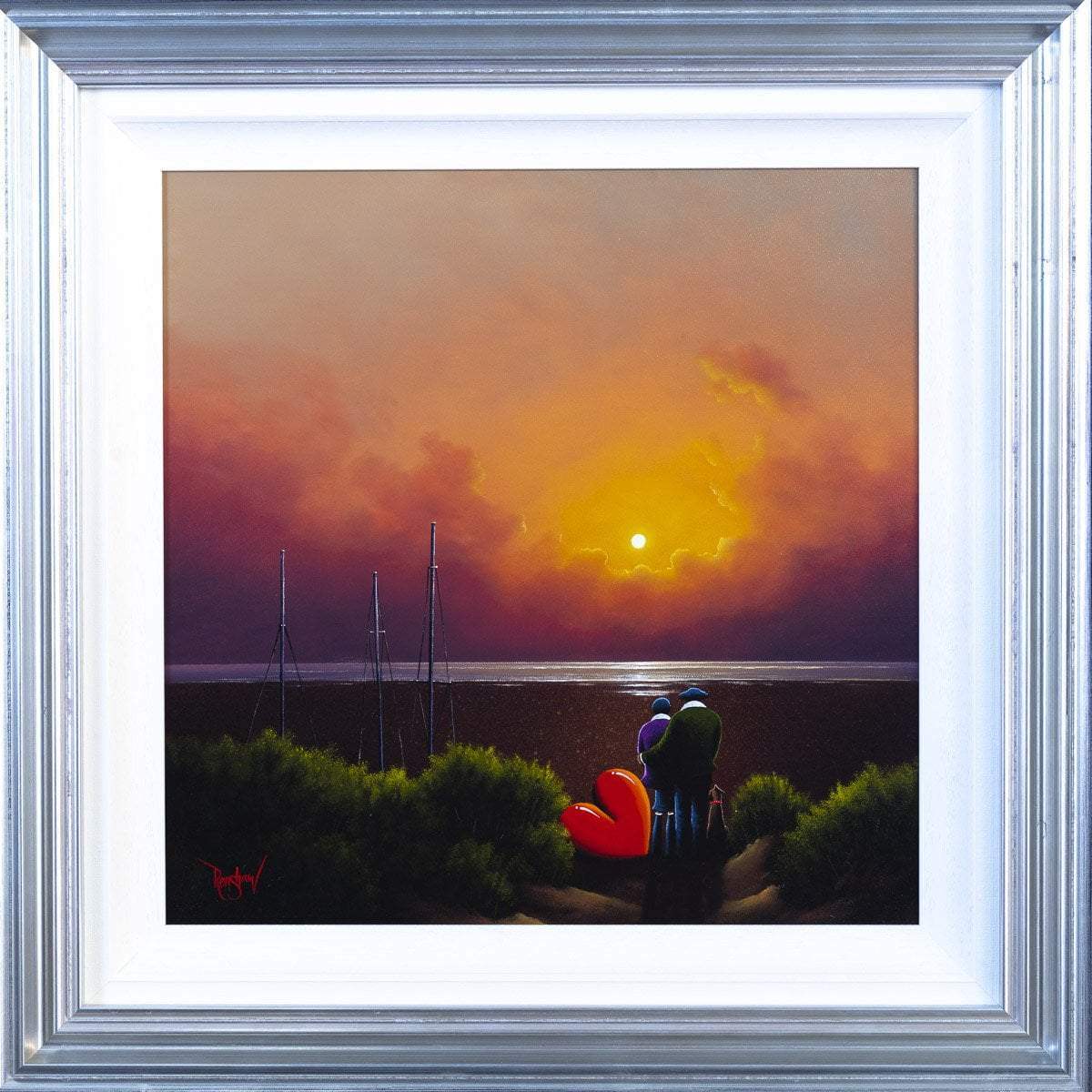 Tides Out - Original - SOLD by artist David Renshaw - Wyecliffe Galleries