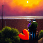 Tides Out - Original - SOLD by artist David Renshaw - Wyecliffe Galleries