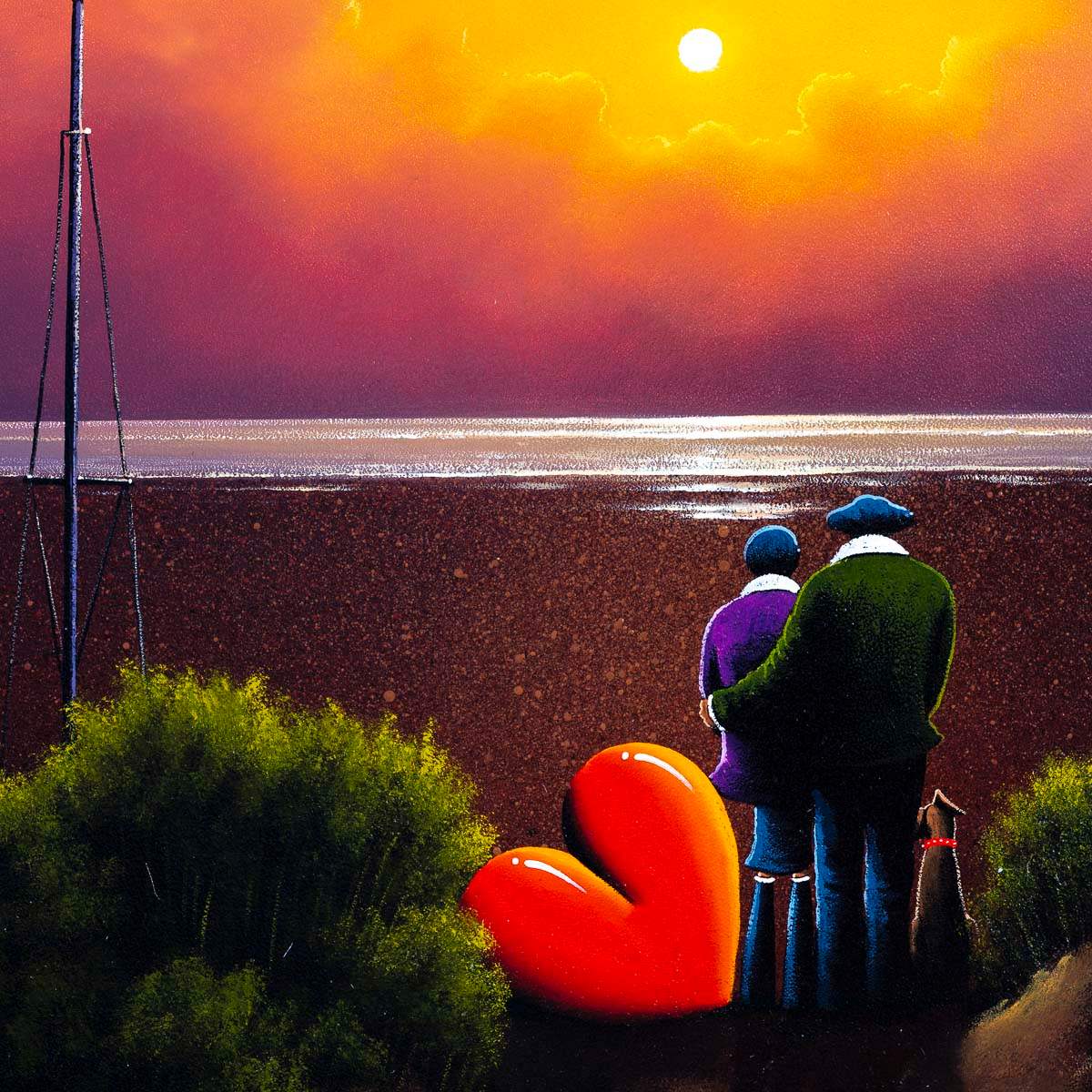 Tides Out - Original - SOLD by artist David Renshaw - Wyecliffe Galleries
