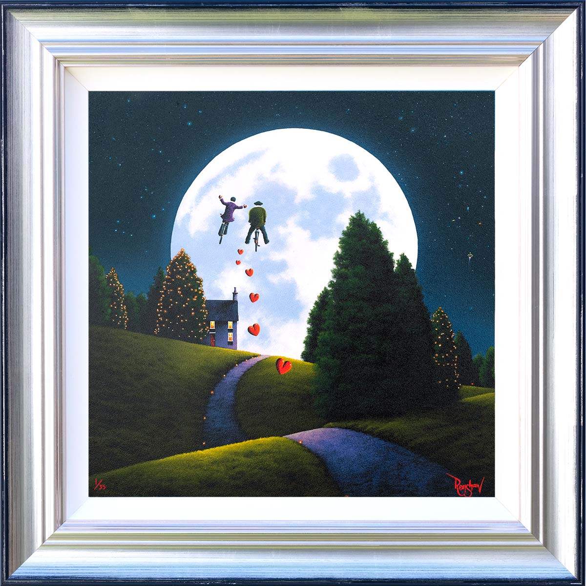 To the Moon and Back - Boutique Edition by artist David Renshaw - Wyecliffe Galleries