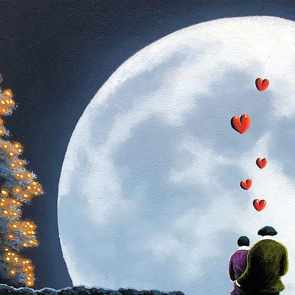 To the Moon and Back - Original - SOLD by artist David Renshaw - Wyecliffe Galleries