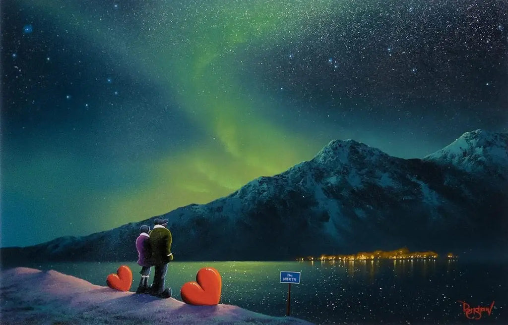 To the North - SOLD by artist David Renshaw - Wyecliffe Galleries