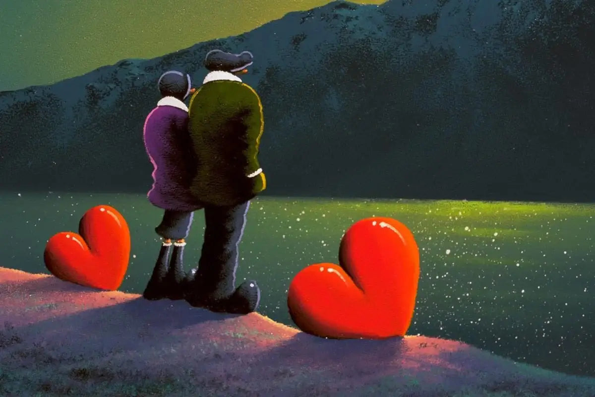 To the North - SOLD by artist David Renshaw - Wyecliffe Galleries
