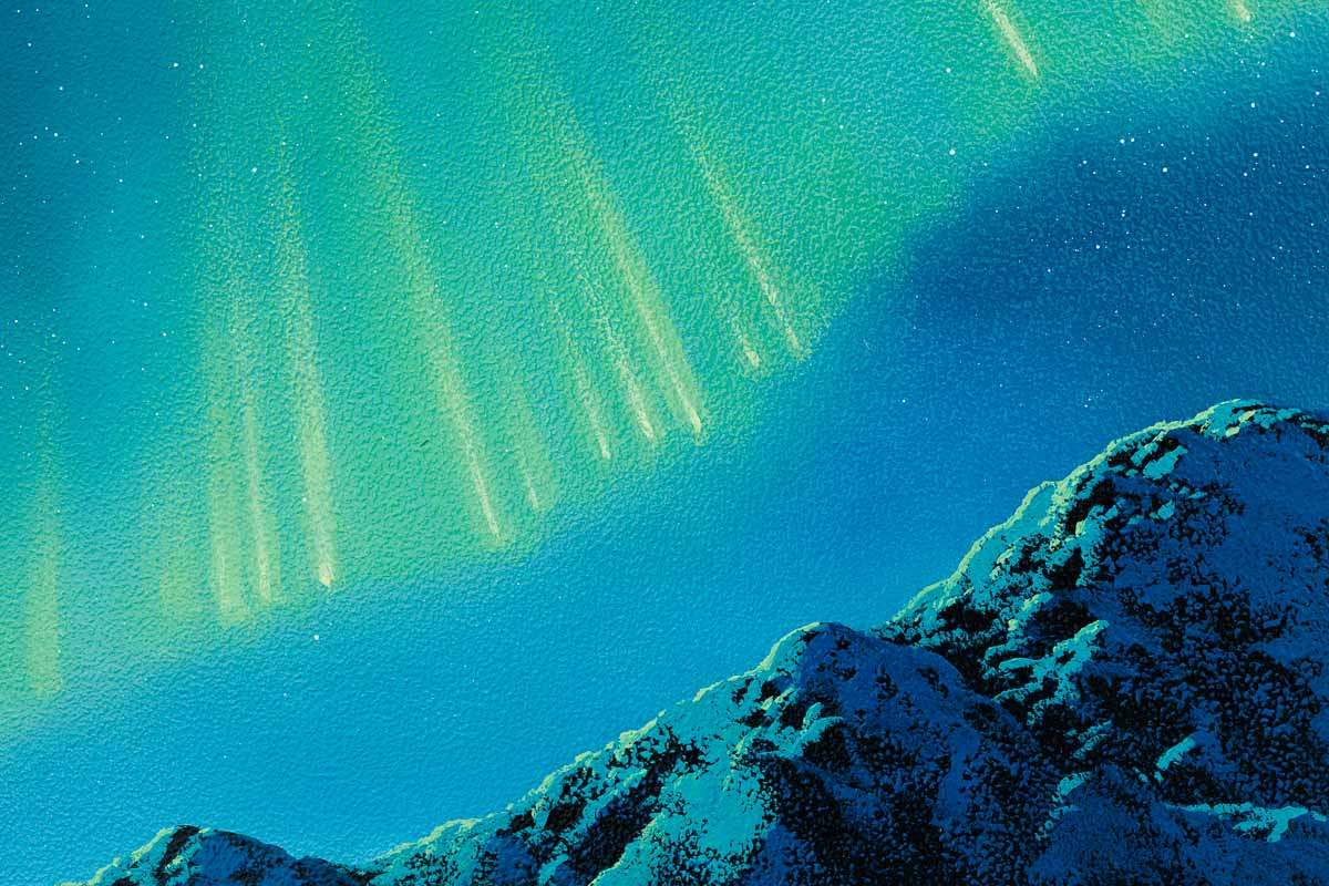 To the Stars and Back - Original - SOLD by artist David Renshaw - Wyecliffe Galleries