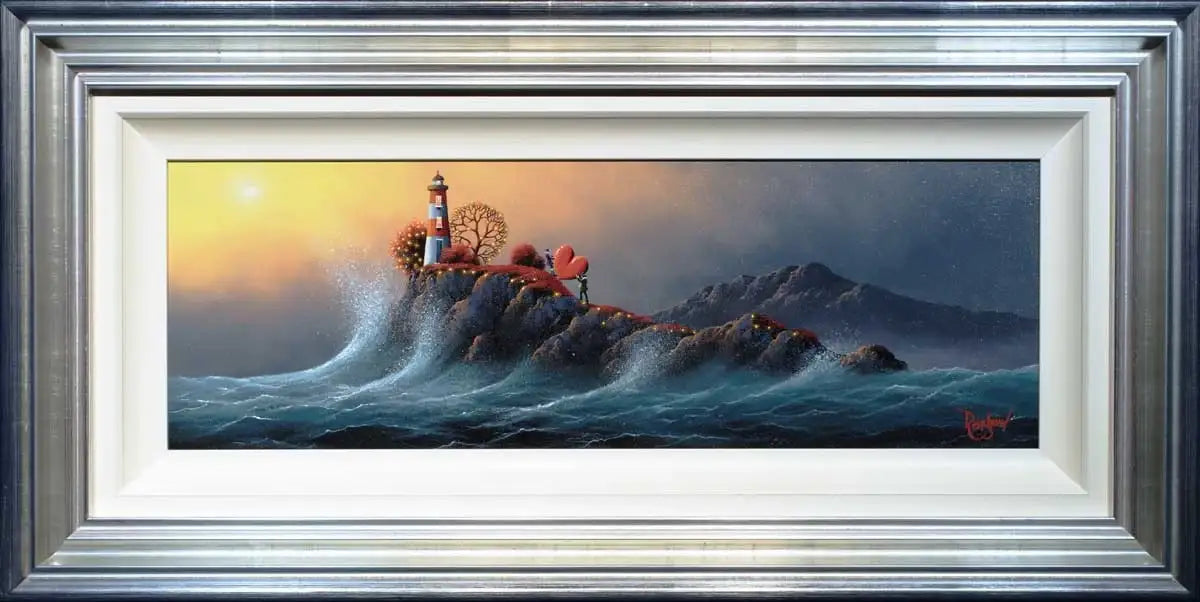 To the Top of the Tower - SOLD by artist David Renshaw - Wyecliffe Galleries