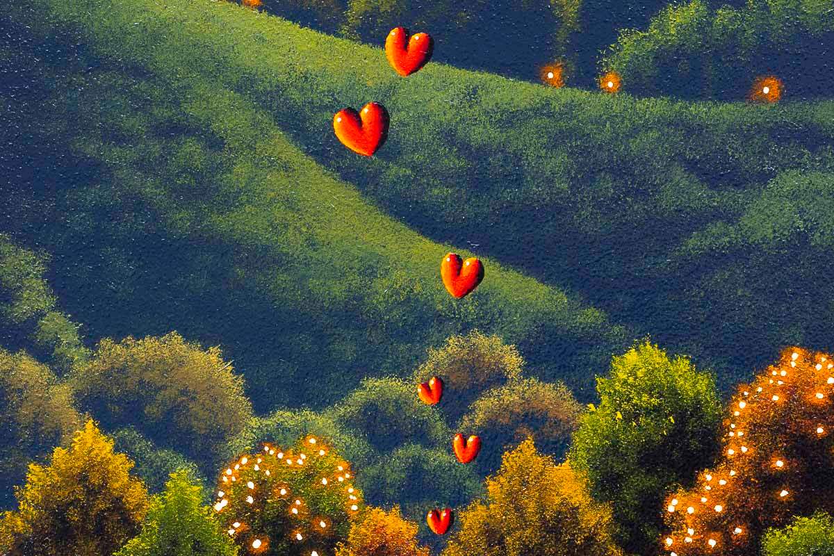 Together, Forever & Always - SOLD by artist David Renshaw - Wyecliffe Galleries