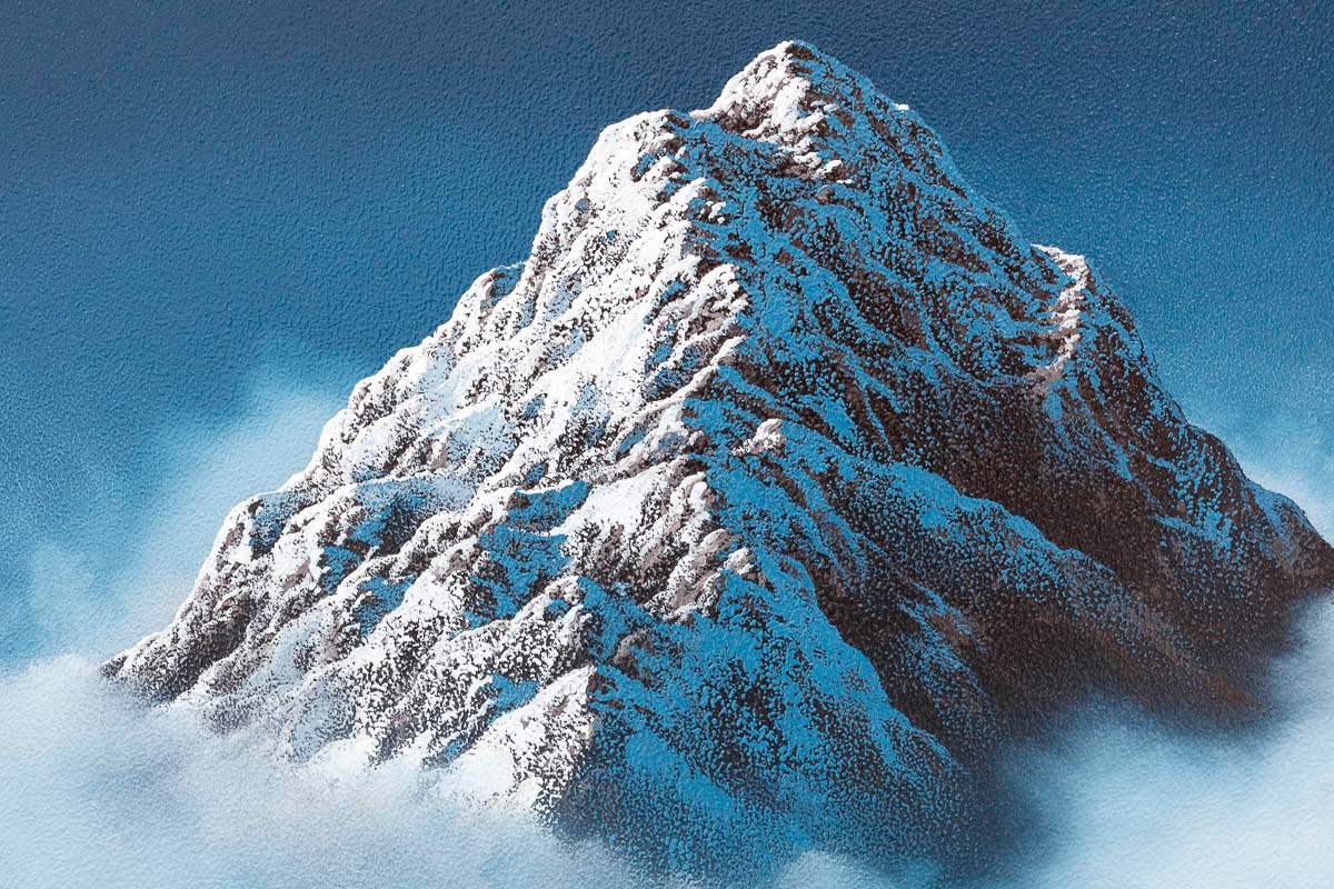 Together In The Clouds - Original - SOLD by artist David Renshaw - Wyecliffe Galleries