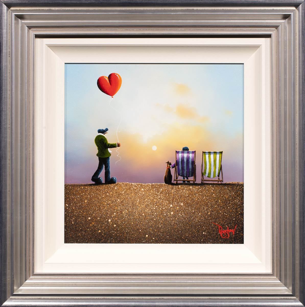 Together is a Wonderful Place to be - SOLD David Renshaw Framed