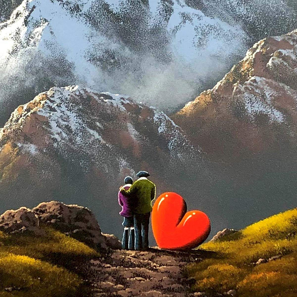 Together, on Top of the World - Boutique Edition by artist David Renshaw - Wyecliffe Galleries