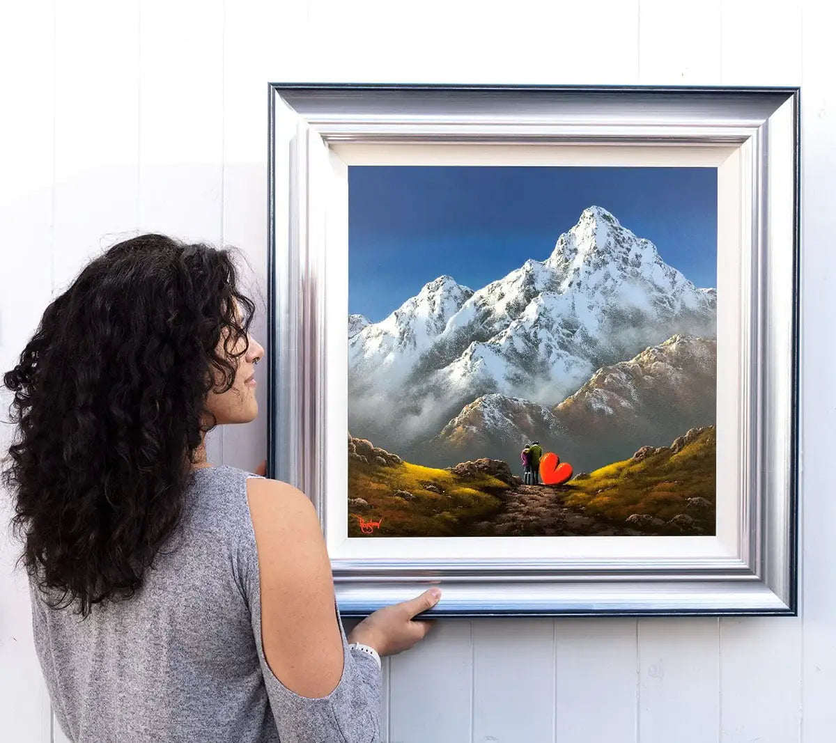 Together, on Top of the World - Boutique Edition by artist David Renshaw - Wyecliffe Galleries
