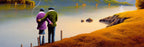 Together With You - Original - SOLD by artist David Renshaw - Wyecliffe Galleries