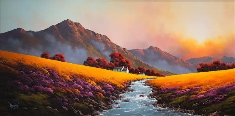 Toward the Sea - SOLD by artist David Renshaw - Wyecliffe Galleries