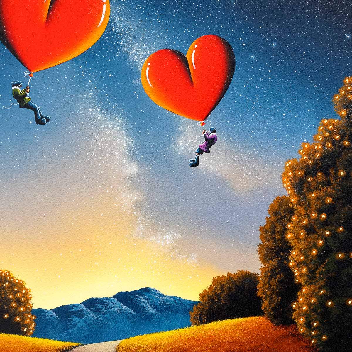 Towards The Night Sky - Original - SOLD by artist David Renshaw - Wyecliffe Galleries