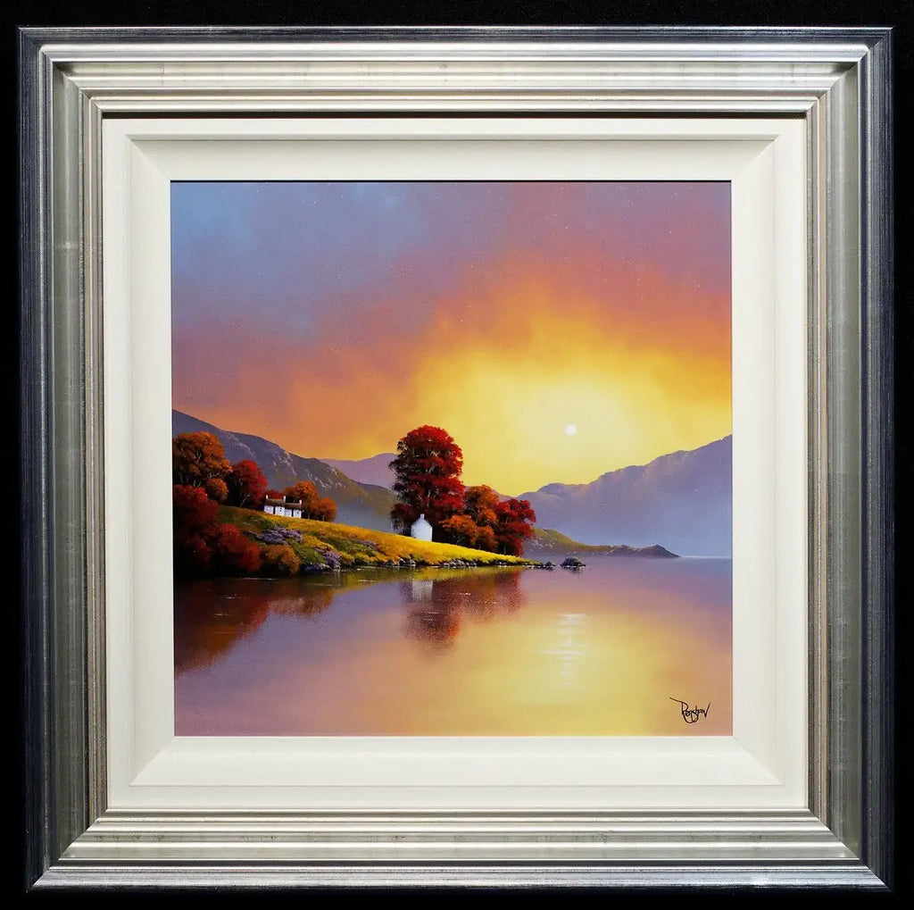 Tranquil Dawn - SOLD by artist David Renshaw - Wyecliffe Galleries