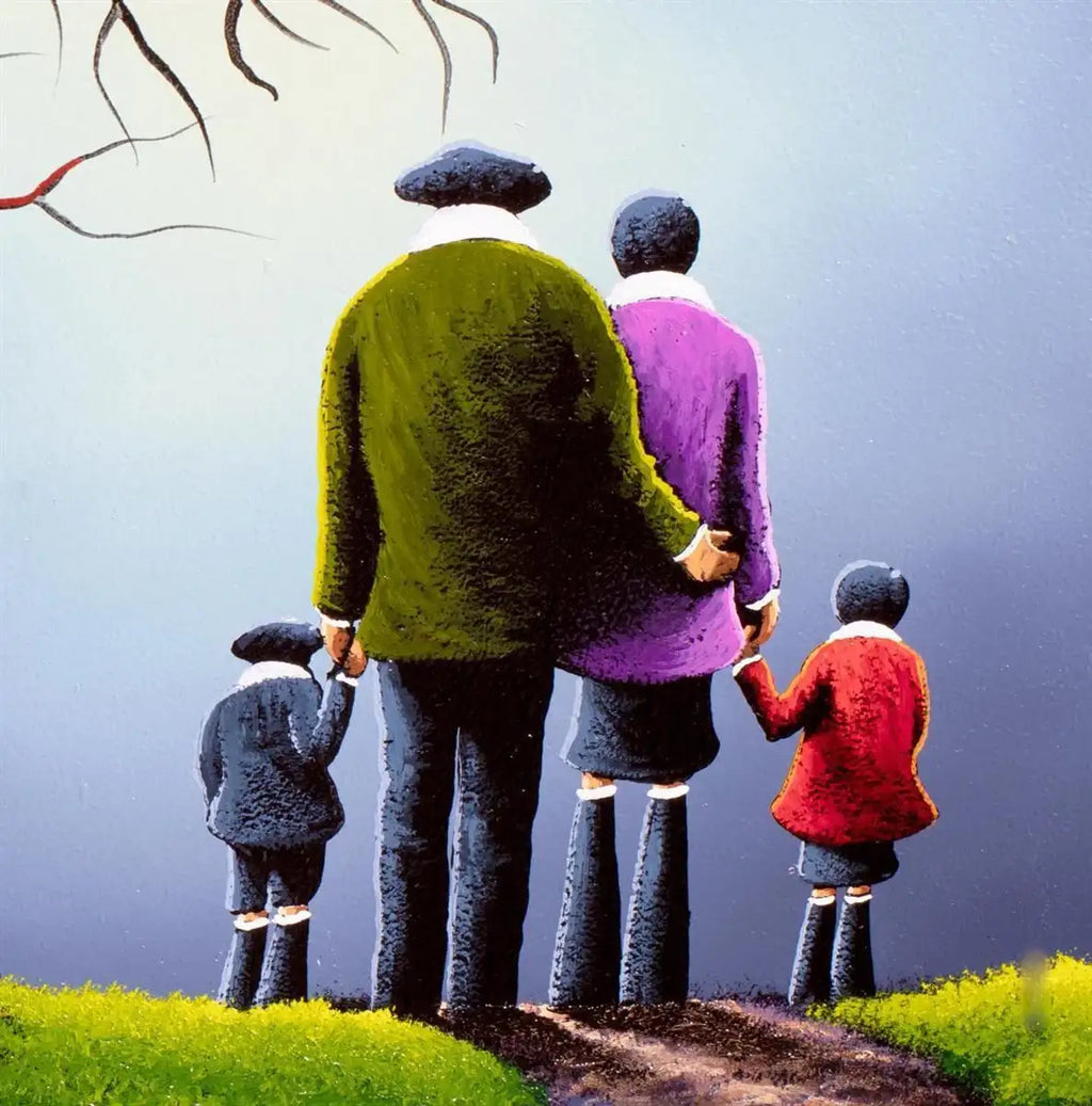 Tree Full Of Happiness - SOLD by artist David Renshaw - Wyecliffe Galleries