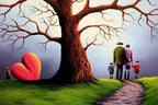 Tree Full Of Happiness - SOLD by artist David Renshaw - Wyecliffe Galleries