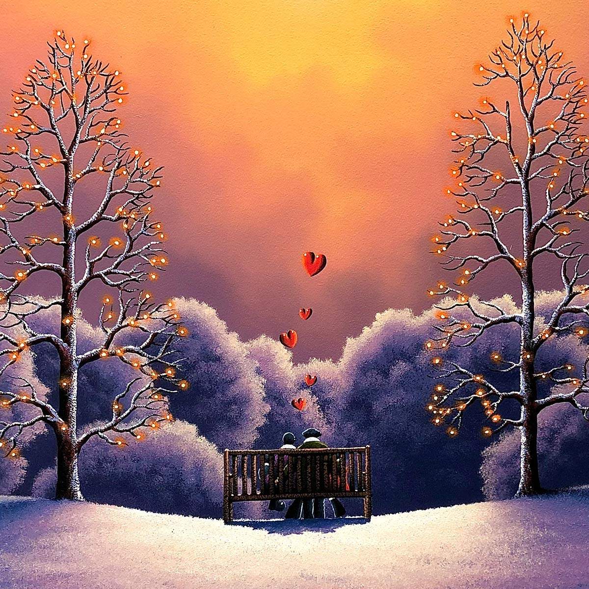 Truly in Love - Original - SOLD by artist David Renshaw - Wyecliffe Galleries