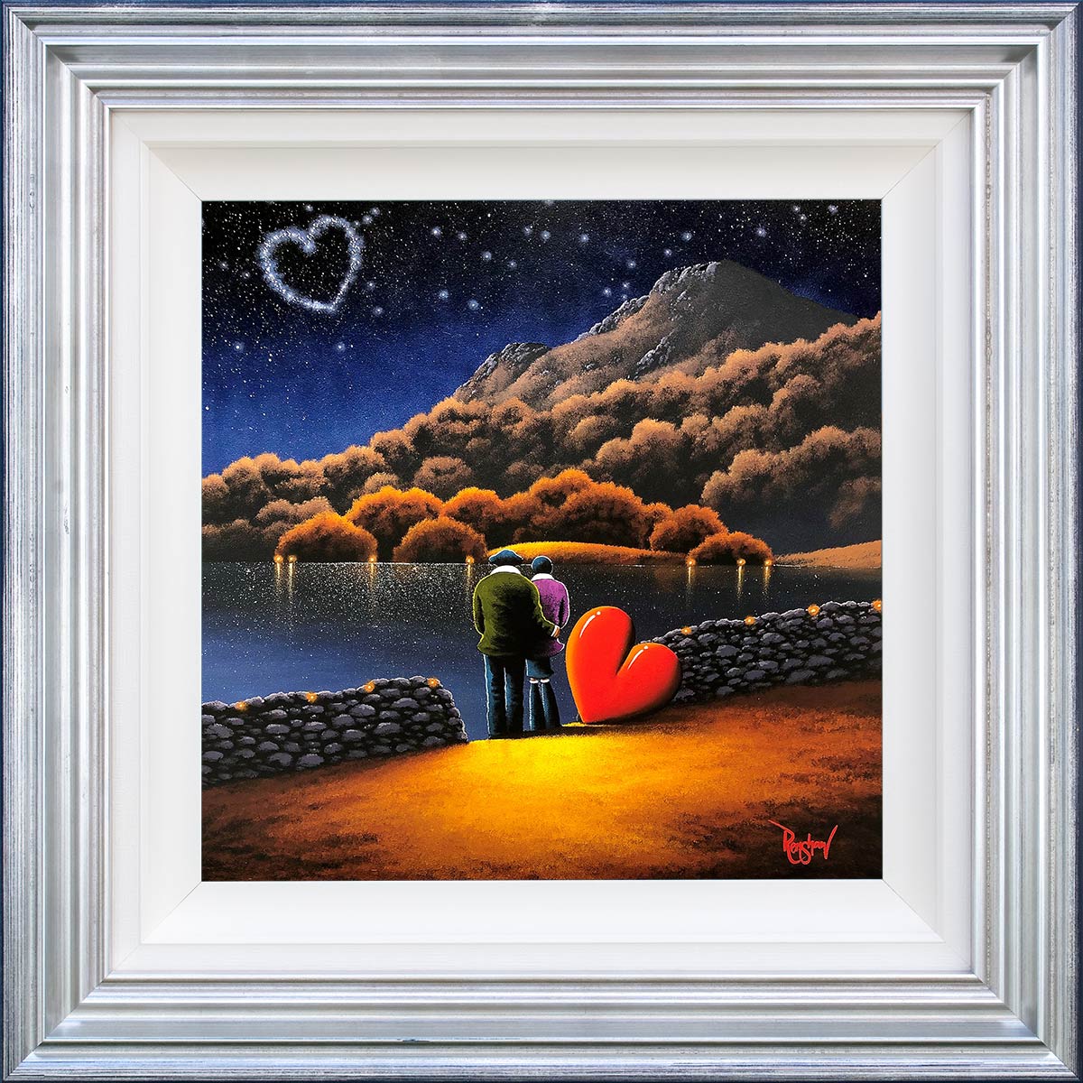 Truly Yours - Original - SOLD David Renshaw Framed