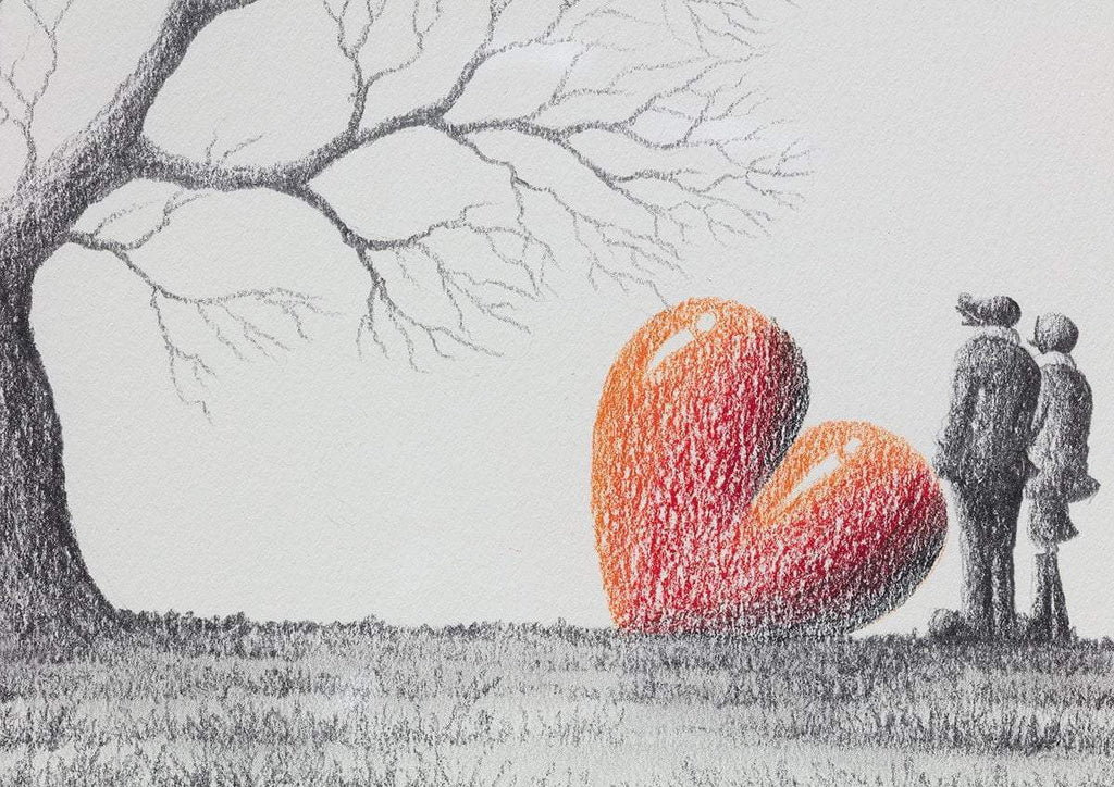 Turning of The Seasons - Original Sketch - SOLD by artist David Renshaw - Wyecliffe Galleries