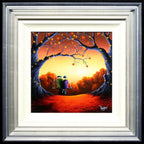 Twinkling Lights - SOLD by artist David Renshaw - Wyecliffe Galleries
