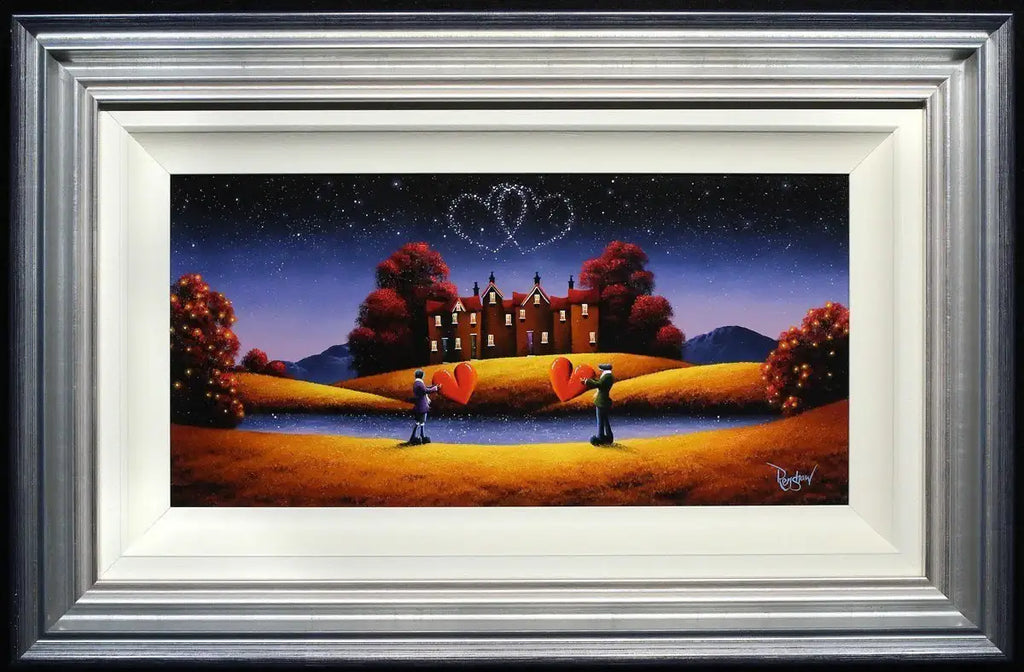 Two Hearts - SOLD by artist David Renshaw - Wyecliffe Galleries
