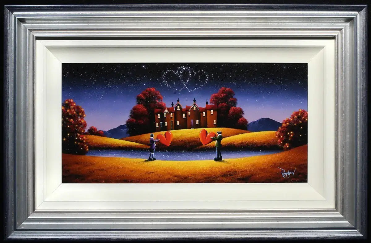 Two Hearts - SOLD by artist David Renshaw - Wyecliffe Galleries