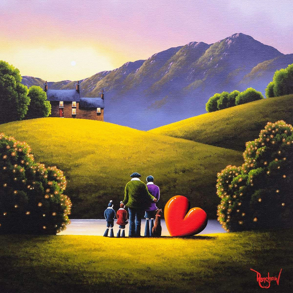 Unconditional Love - Edition - SOLD by artist David Renshaw - Wyecliffe Galleries