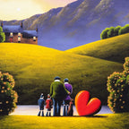 Unconditional Love - Edition - SOLD by artist David Renshaw - Wyecliffe Galleries