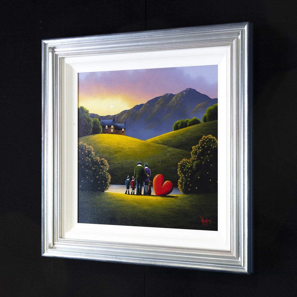 Unconditional Love - Original SOLD by artist David Renshaw - Wyecliffe Galleries