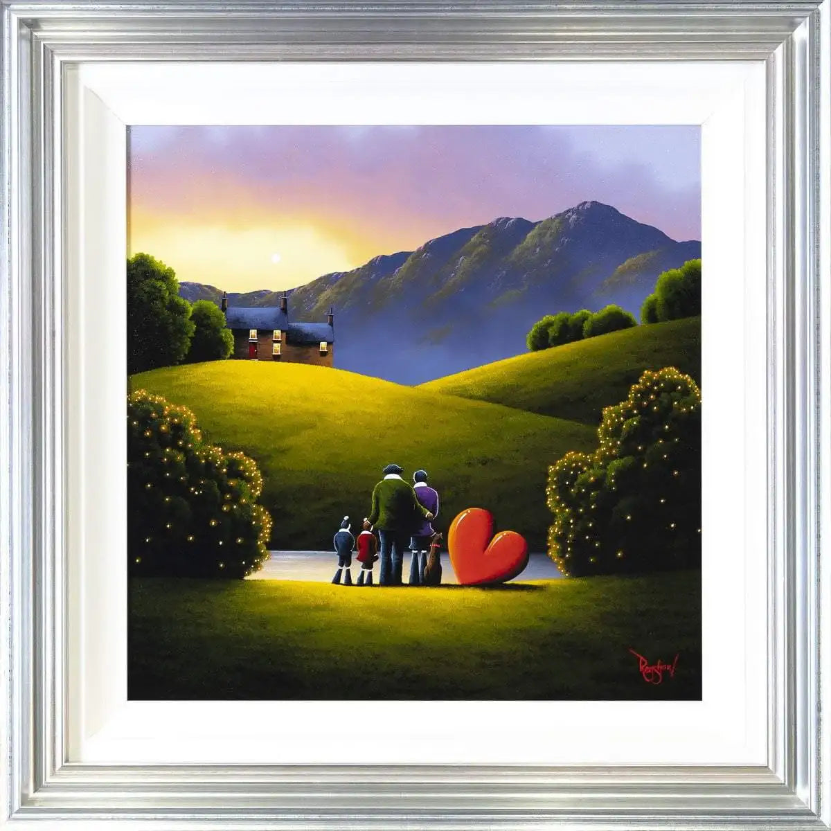 Unconditional Love - Original SOLD by artist David Renshaw - Wyecliffe Galleries