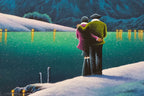 Under The Aurora Borealis - Original SOLD by artist David Renshaw - Wyecliffe Galleries