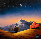 Under the Pale Moonlight - SOLD by artist David Renshaw - Wyecliffe Galleries