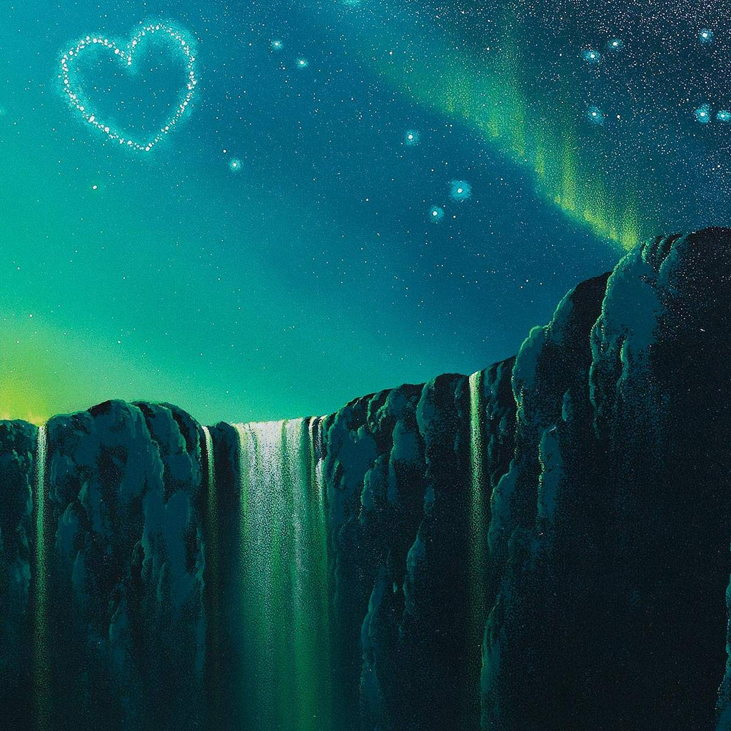 Under the Stars - Original - SOLD by artist David Renshaw - Wyecliffe Galleries