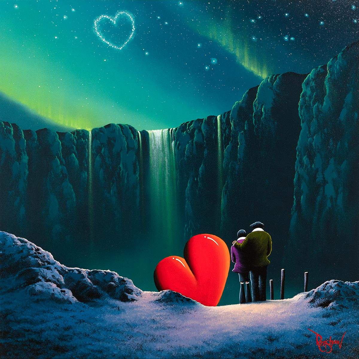Under the Stars - Original - SOLD by artist David Renshaw - Wyecliffe Galleries