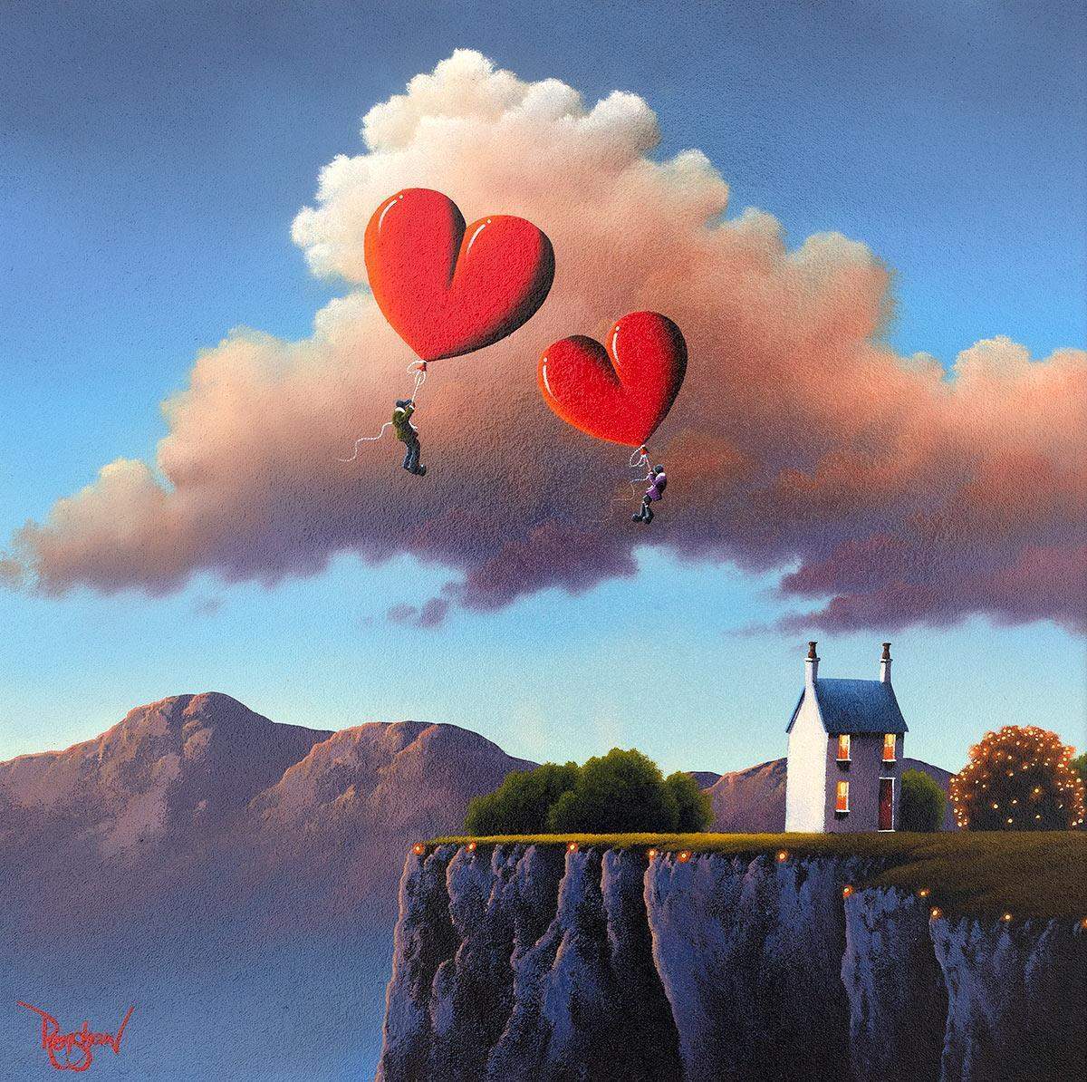 Up and Away! - Original - SOLD by artist David Renshaw - Wyecliffe Galleries