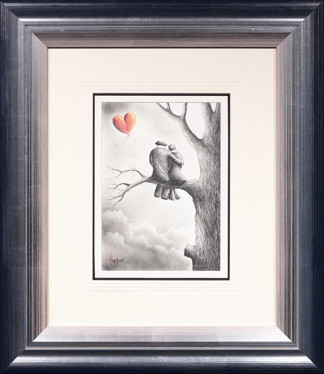 Up In The Clouds - Sketch David Renshaw Framed