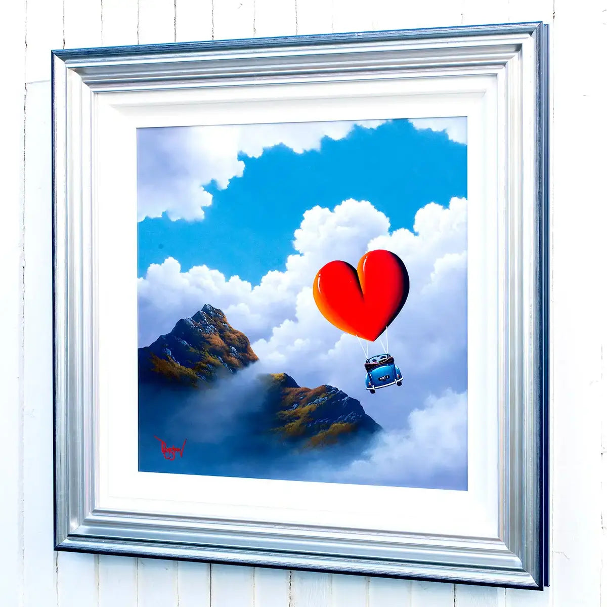 Up in the Sky - Original - SOLD by artist David Renshaw - Wyecliffe Galleries