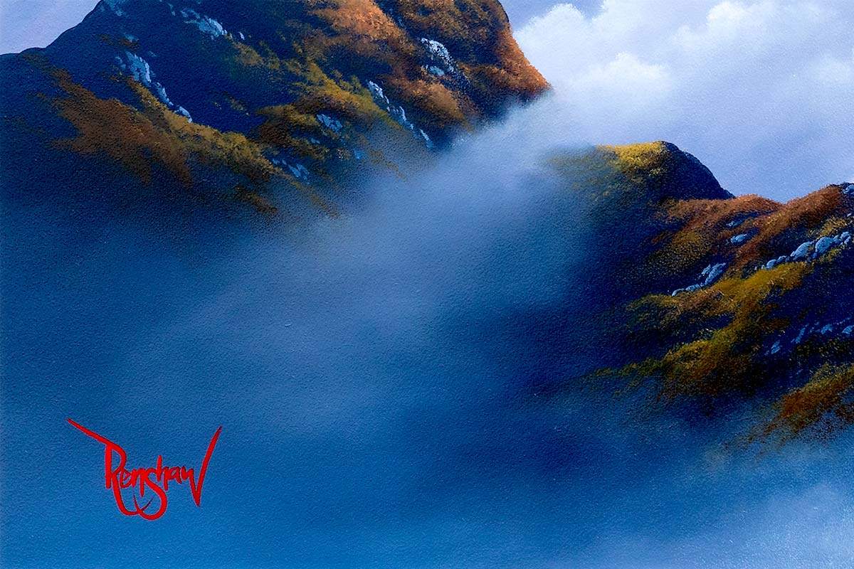 Up in the Sky - Original - SOLD by artist David Renshaw - Wyecliffe Galleries