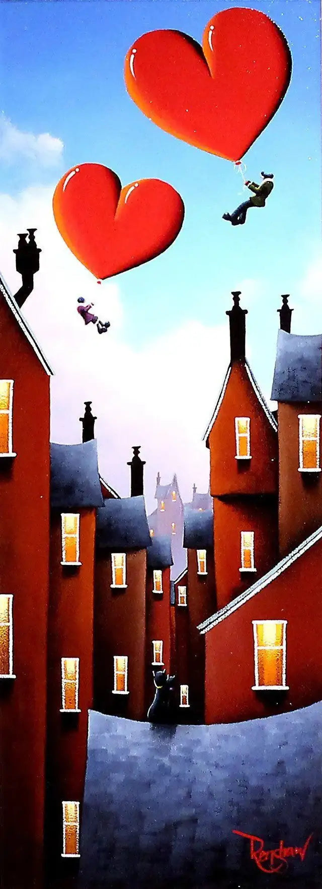 Up, Up & Away! - SOLD by artist David Renshaw - Wyecliffe Galleries