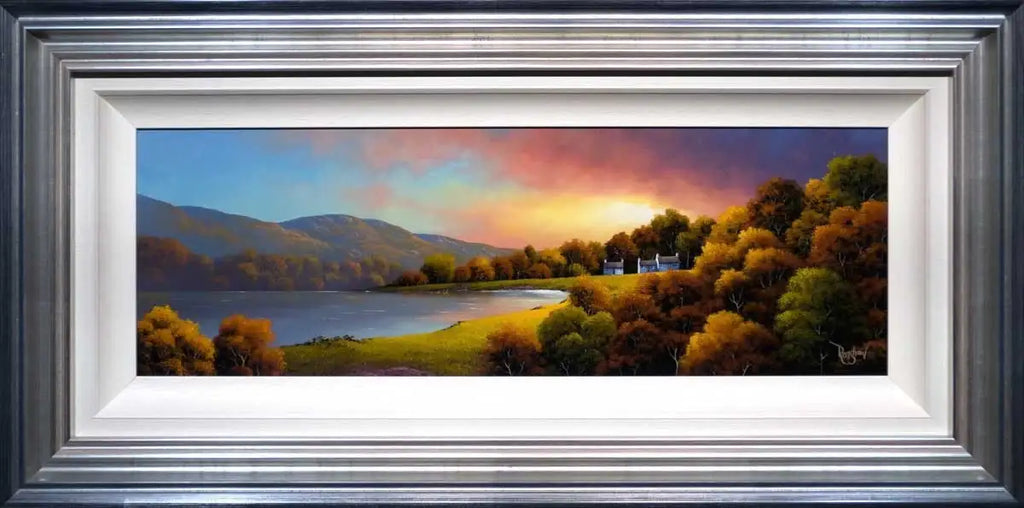 Valley of Light - SOLD by artist David Renshaw - Wyecliffe Galleries